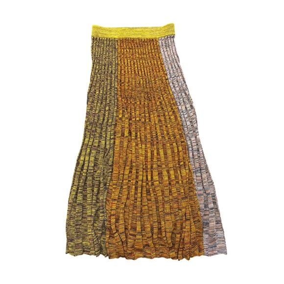 ZIMMERMANN NWT Kaleidoscope Mouline Pleated Knit Midi Skirt Size 2(US) NEW - Picture 3 of 7